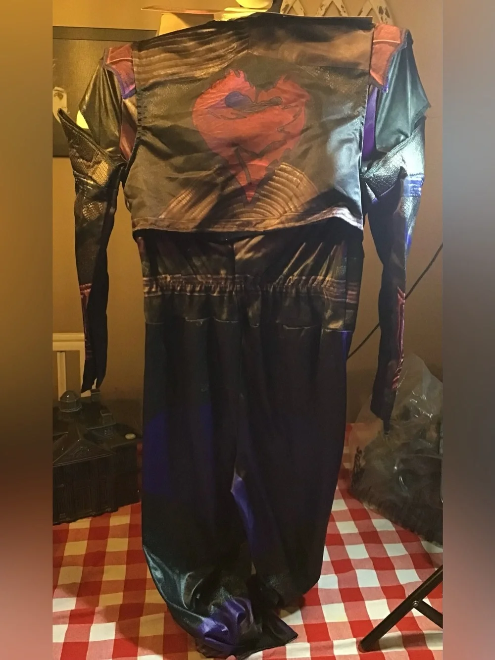 Disney descendants Mal girls costume size large 10-12 -NEw